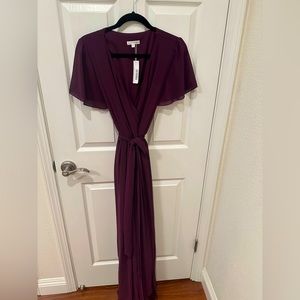 Baltic Born Kristina Dress L in Eggplant